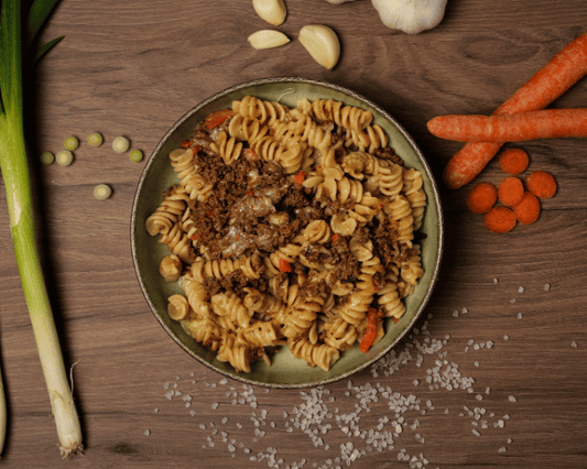 Creamy Beefpasta mit Vollkornnudeln