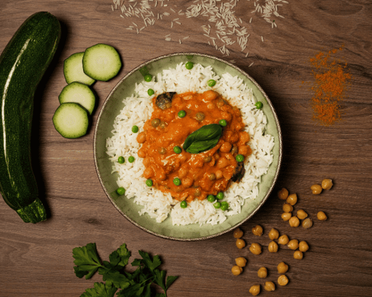 Kichererbsencurry mit Basmatireis