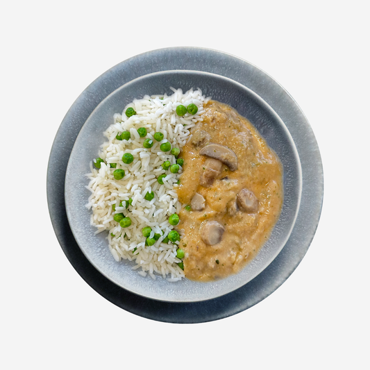 Champignonschnitzel vom Huhn