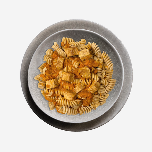 Linsenbolognese mit Tempeh