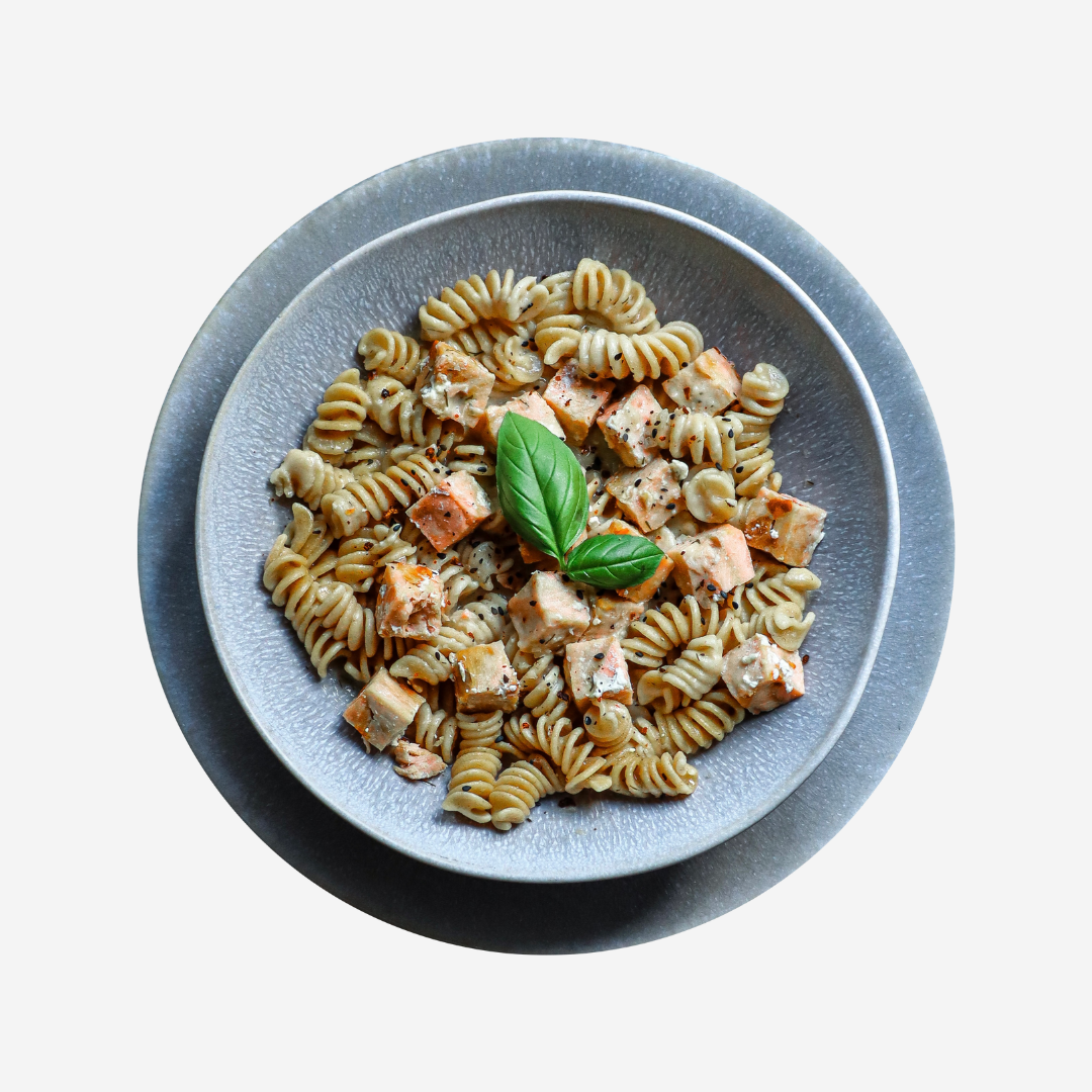 Vollkorn-Lachsnudeln