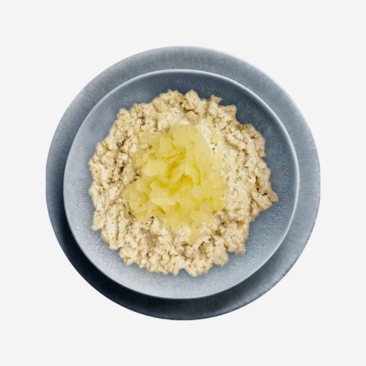Porridge mit Äpfel und Zimt